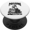 Grandio Design Geeky Computer & IT Novel Computer Hacker Andato Phishing Divertente Codice Binario Pesca Net PopSockets PopGrip Adesivo