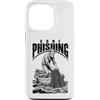 Grandio Design Geeky Computer & IT Novel Custodia per iPhone 13 Pro Computer Hacker Andato Phishing Divertente Codice Binario Pesca Net