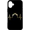Milano Skylines per gli italiani e i tif Custodia per iPhone 16 Plus Milano Skyline Battito del Cuore L'Italia Amo Milano