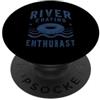 River Tubing Gifts for Women and Men Tubi fluviali Fiume Galleggiante galleggiante Viaggio Fiume Tubing PopSockets PopGrip Adesivo