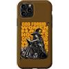 Halloween Spooky Magic Custodia per iPhone 11 Pro Divertente strega lettura libro degli incantesimi Halloween donne