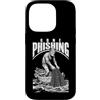 Grandio Design Geeky Computer & IT Novel Custodia per iPhone 14 Pro Computer Hacker Andato Phishing Divertente Codice Binario Pesca Net