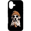 Vintage Labrador Iced Coffee Funny Lab D Custodia per iPhone 17 Labrador Retriever Bere Caffè Ghiacciato Divertente Cane Hipster