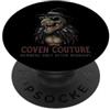 Coven Couture Witchy Halloween Fashion G T-Rex - Cappello da strega con dinosauro, con occhiali da sole, scialle PopSockets PopGrip Adesivo