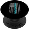 Funny Housekeeping & Cleaning Crew Appar Housekeeping US Flag Distressed Pulitore patriottico PopSockets PopGrip Adesivo