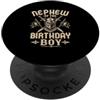 Medieval Knight Birthday Boy Matching Fa Nipote del compleanno ragazzo cavaliere festa PopSockets PopGrip Adesivo