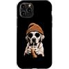 Vintage Labrador Iced Coffee Funny Lab D Custodia per iPhone 11 Pro Labrador Retriever Bere Caffè Ghiacciato Divertente Cane Hipster