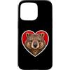 Wombat Animal Lover Custodia per iPhone 15 Pro Max Wombat Cuore