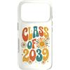 Groovy Kindie School Graduation Ts Custodia per iPhone 17 Pro Classe del 2039 Retro Daisy Flower Sun Groovy Anno di Laurea