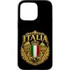 Arman Isayan Custodia per iPhone 15 Pro Max Italia Bandiera Italiana Roma Colosseo Araldico Vintage