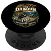 Jeff Hobrath Il Dragon Route 129 NC e TN Ride Design Moto PopSockets PopGrip Adesivo