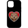 Wombat Animal Lover Custodia per iPhone 12/12 Pro Wombat Cuore