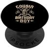 Medieval Knight Birthday Boy Matching Fa Cugino Del Compleanno Ragazzo Cavaliere Festa PopSockets PopGrip Adesivo