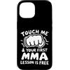 Fighter MMA Arti Marziali Combattimento Custodia per iPhone 15 Combattente MMA Arti Marziali Frase Divertente