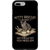 Baker Cat Accessori Pane a lievitazione Custodia per iPhone 7 Plus/8 Plus Kitty Biscuit Bakery Hobby Baker Pasta madre Fan Kitten