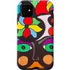 Philippe Seigle Custodia per iPhone 11 Philippe Seigle Potente Donna grassetta Colorato Arte Floreale Pop