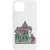 Lakelandwholesale1 Shirt Company Custodia per iPhone 14 Plus Amo Italia Firenze Cupola Mappa Limoni Uva Grafica Vintage