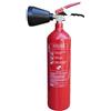 Mobiak Estintore a CO2 da 2 Kg con staffa di montaggio CE standard