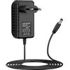 Mugust Alimentatore 12V 1A con Spina EU, Adattatore AC/DC 100-240V a DC 12V con Connettore 5.5x2.1mm Trasformatore Universale per Telecamere, Strisce LED, Router, Monitor, Decode