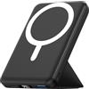 Ellewpoo Powerbank Magnetica Compatibile Con MagSafe, 10000mAh Ricarica Rapida wireless USB-C 20W per iPhone 17/16/15/14/13/12 serie (Nero)