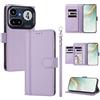 linsuyu Cover Compatible con Nothing Phone (4a) Pro 【Design a portafoglio due scomparti per carte】 Custodia per cellulare Purple