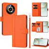linsuyu Cover Compatible con Realme Narzo 60 Pro,Compatible con Realme 11 Pro (Plus) 5G 【Design a portafoglio due scomparti per carte】 Custodia per cellulare Orange