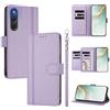 linsuyu Cover Compatible con ZTE Nubia RedMagic 10 Air 5G 【Design a portafoglio due scomparti per carte】 Custodia per cellulare Purple