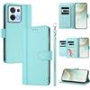 linsuyu Cover Compatible con Oppo Reno8 4G / Reno7 4G / F21 (F21S) Pro 【Design a portafoglio due scomparti per carte】 Custodia per cellulare Mint