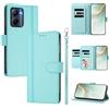 linsuyu Cover Compatible con Realme C33 2022/2023 【Design a portafoglio due scomparti per carte】 Custodia per cellulare Mint