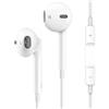 ROOSTON Cuffie per iPhone, Auricolari con filo Controllo del volume e del microfono, Cuffie Compatibile con iPhone 14/14 Pro/13/13Pro/12/12 Pro/SE/11/11Pro Max/XS Max/X/XR/8/7 Plus