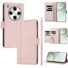 linsuyu Cover Compatible con Oppo Find X8 Pro 5G 【Design a portafoglio due scomparti per carte】 Custodia per cellulare Pink