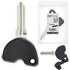 MT KEY Chiave di ricambio vergine GT15R compatibile con Piaggio Beverly Fly Liberty AB 03