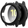 Miimall per Samsung Galaxy Watch Active 2 40mm Pellicola salvaschermo in vetro temperato, [Full Cover] Custodia protettiva antiurto anti-graffio per PC per Galaxy Watch Active 2 40mm - Nero