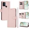 linsuyu Cover Compatible con Motorola Moto G30 / G10 / G20 / G10 Power 【Design a portafoglio due scomparti per carte】 Custodia per cellulare Pink