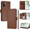 linsuyu Cover Compatible con OnePlus Nord CE 5,Compatible con OnePlus Ace 5 Racing 【Design a portafoglio due scomparti per carte】 Custodia per cellulare Brown