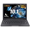 LONGEVINCE Mini Laptop 10.1 Pollici Ultrasottile 0,79 kg, Netbook Leggero Win11,Layout Tastiera Italiano, Webcam, WiFi5, Bluetooth 5.0, USB 3.0, Type-C, HDMI, Mouse Wireless (Grigio) 8GB DDR4 128GB SSD