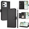 linsuyu Cover Compatible con Oppo Reno14 Pro 5G 【Design a portafoglio due scomparti per carte】 Custodia per cellulare Black