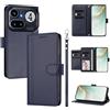 linsuyu Cover Compatible con Nothing Phone (4a) Pro 【Design a portafoglio due scomparti per carte】 Custodia per cellulare Blue