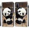 KENHONER Custodia per Oppo A53/A53s, Panda | Portafoglio Pelle PU, Magnetica, Resistente Agli Urti, Scomparto Carte Credito, Pieghevole, Flip Libro, Motivo