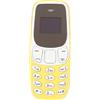 Vikye Telefono più Piccolo Al Mondo Vivavoce Bluetooth Dialer Doppia Scheda SIM GSM Sbloccato 2 in 1 Mini Telefono Cellulare (Giallo)