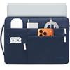 HYZUO 17-17,3 Pollici Custodia per Laptop Borsa Valigetta, Blu Navy