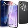 Anoowkoa 2+2 Pezzi Vetro Temperato per Honor 600 Smart 5G + Fotocamera Pellicola Protettiva,Protezione Schermo Anti Graffio Ultra Resistente