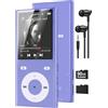 PlayerPure 90 GB Lettore MP3 Bluetooth 5.3, MP3 Player con 2 slot per schede TF