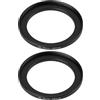 VGOL 2 Pezzi Anello Adattatore 40,5-49 mm Step-Up in Alluminio per Obiettivi DSLR e Filtri nd UV cpl ir