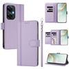 linsuyu Cover Compatible con OnePlus Nord N30 5G,Compatible con OnePlus Nord CE 3 Lite 5G 【Design a portafoglio due scomparti per carte】 Custodia per cellulare Purple