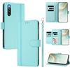 linsuyu Cover Compatible con Sony Xperia 10 V 2023 【Design a portafoglio due scomparti per carte】 Custodia per cellulare Mint