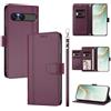 linsuyu Cover Compatible con Sony Xperia 10 VII 【Design a portafoglio due scomparti per carte】 Custodia per cellulare Violet