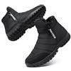 Bravover Stivali da Neve Uomo Invernali Cerniera Foderato in Pelliccia Caldi Impermeabili Antiscivolo Outdoor Boots Scarponcino Trekking Scarpe Comodo