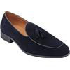 Xposed Mocassini con Nappine in Pelle Scamosciata Sintetica Liscia da Uomo, Eleganti Scarpe Casual