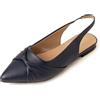 Gicoiz Ufficio Piatto Scarpe Appuntito Donna Lavoro Slingback Dolly Scarpe